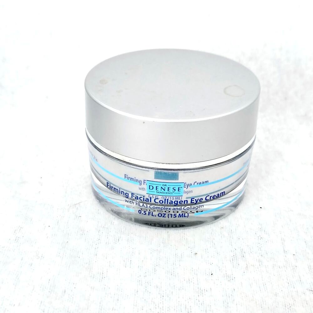Dr. Denese Firming Facial Collagen Eye Cream HLA3 Complex Collagen 0.5 oz